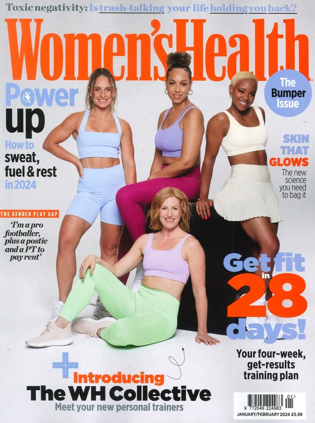 Women's Health Magazine: Sarah Jessica Parker, Lionesses, Fitness, Jan/Feb 2024
