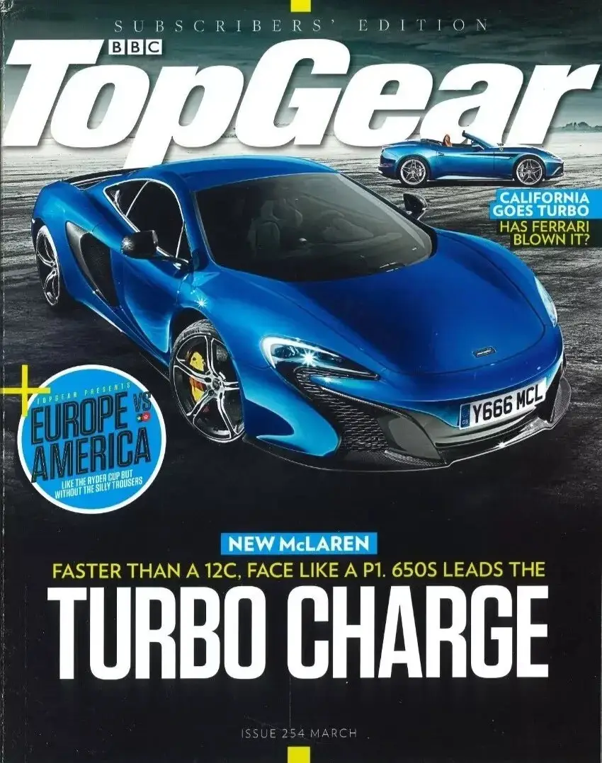 BBC Top Gear Magazine Issue #254, McLaren 650S, Porsche Macan, Tesla, March 2014