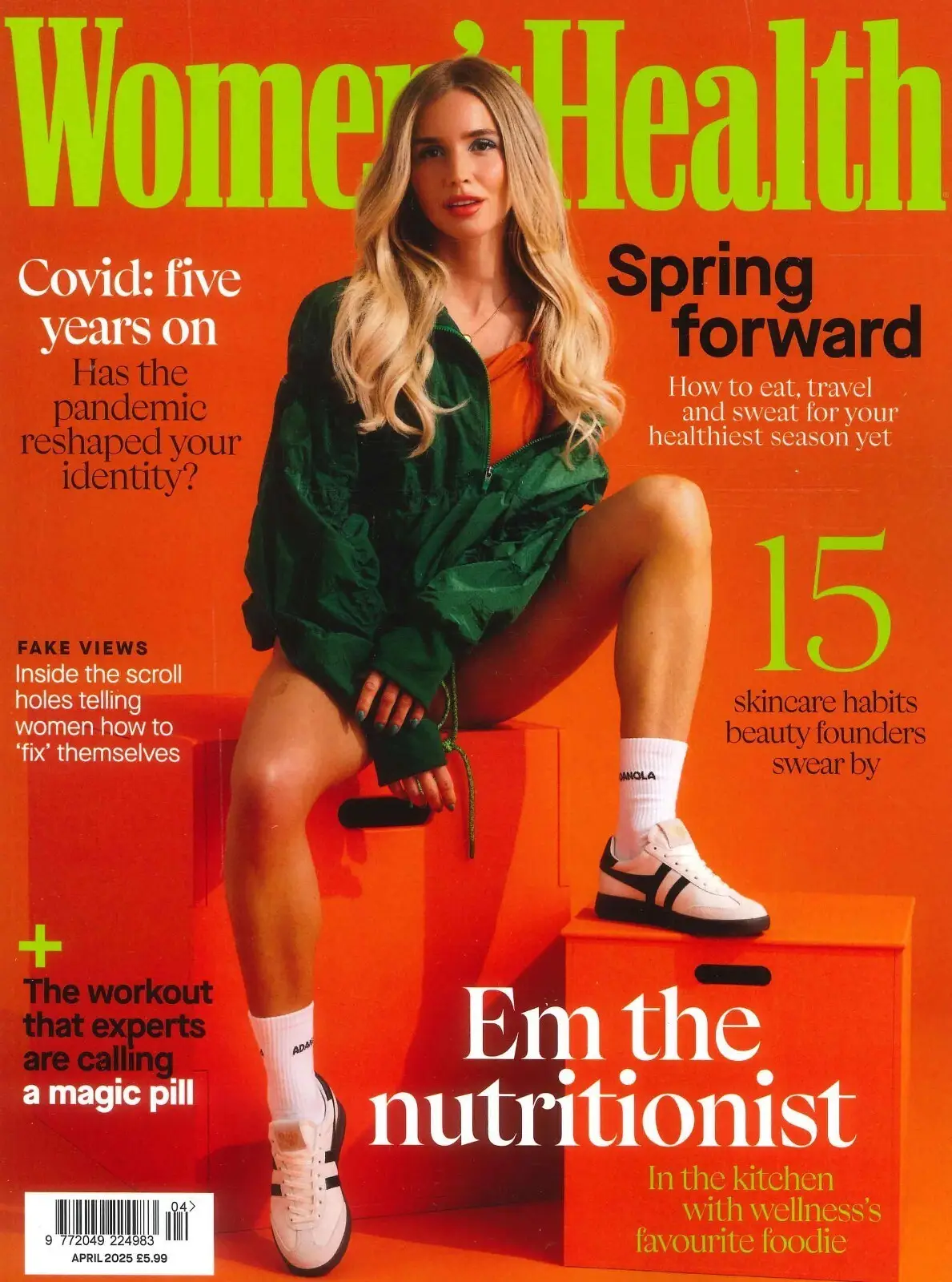 Women's Health Magazine: #126, Emily English, Fearne Cotton, Fitness, April 2025