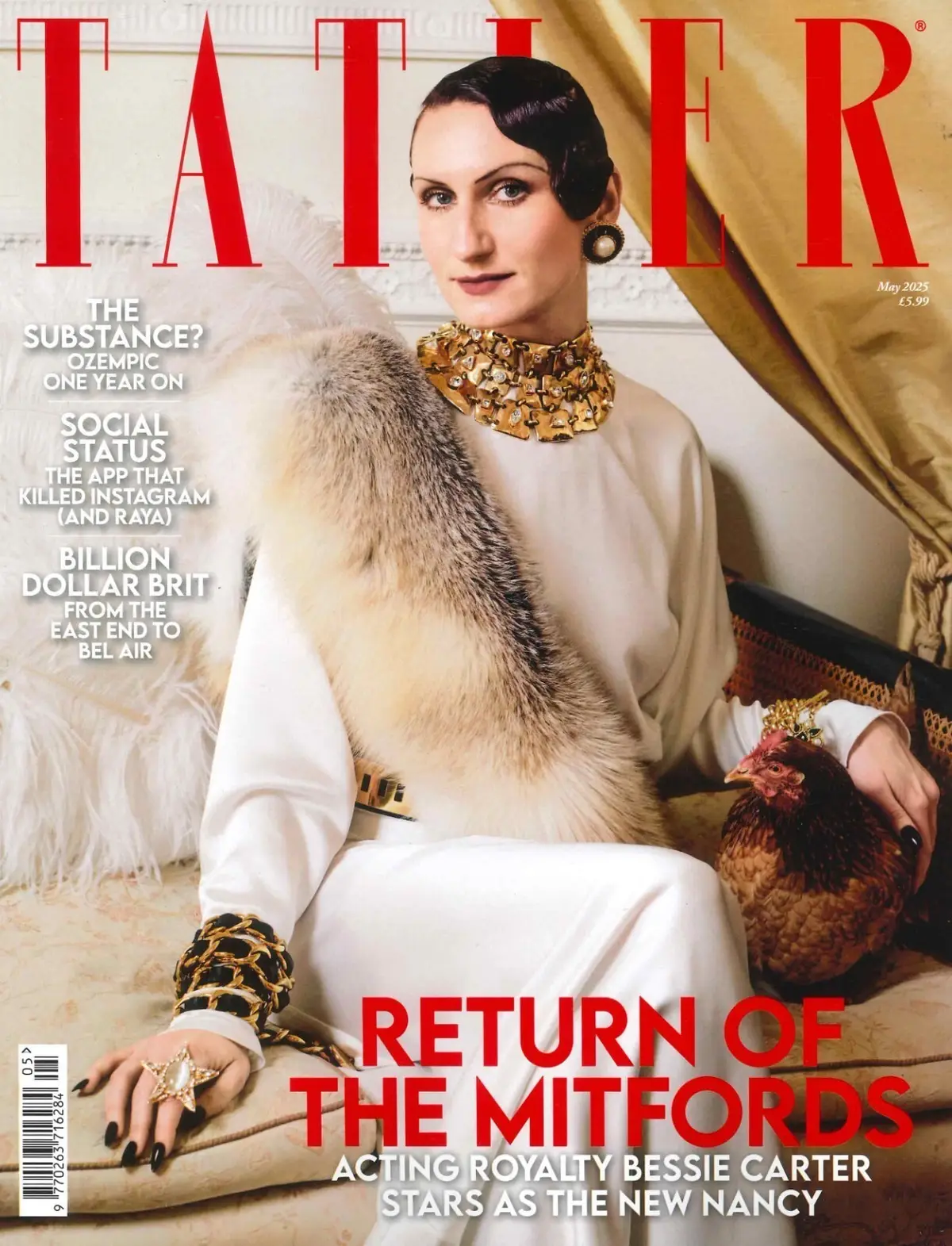 TATLER Magazine: Bessie Carter, Celine Dion, Elizabeth Taylor, Style, May 2025