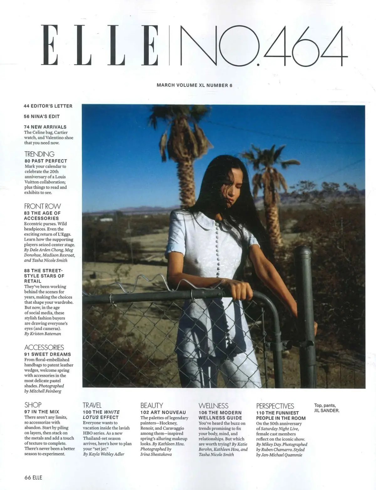 Elle USA Magazine, Zoe Kravitz, Ever Anderson, Leo Woodall, Fashion, March 2025 - image 2 | Free standard UK delivery included | Discount Quality Products