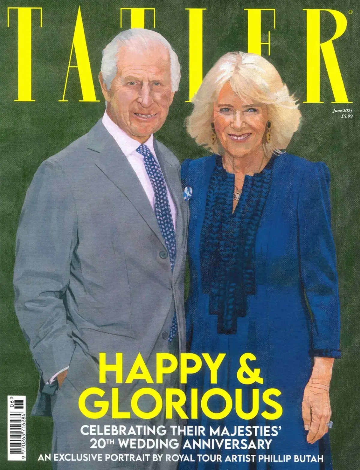 TATLER Magazine King Charles &amp; Queen Camilla 20th Wedding Anniversary, June 2025