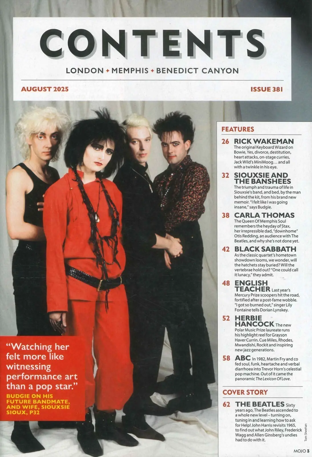 Mojo Magazine: Free 15-Track CD, Beatles, Black Sabbath, Siouxsie, Aug 2025 - image 2 | Free standard UK delivery included | Discount Quality Products