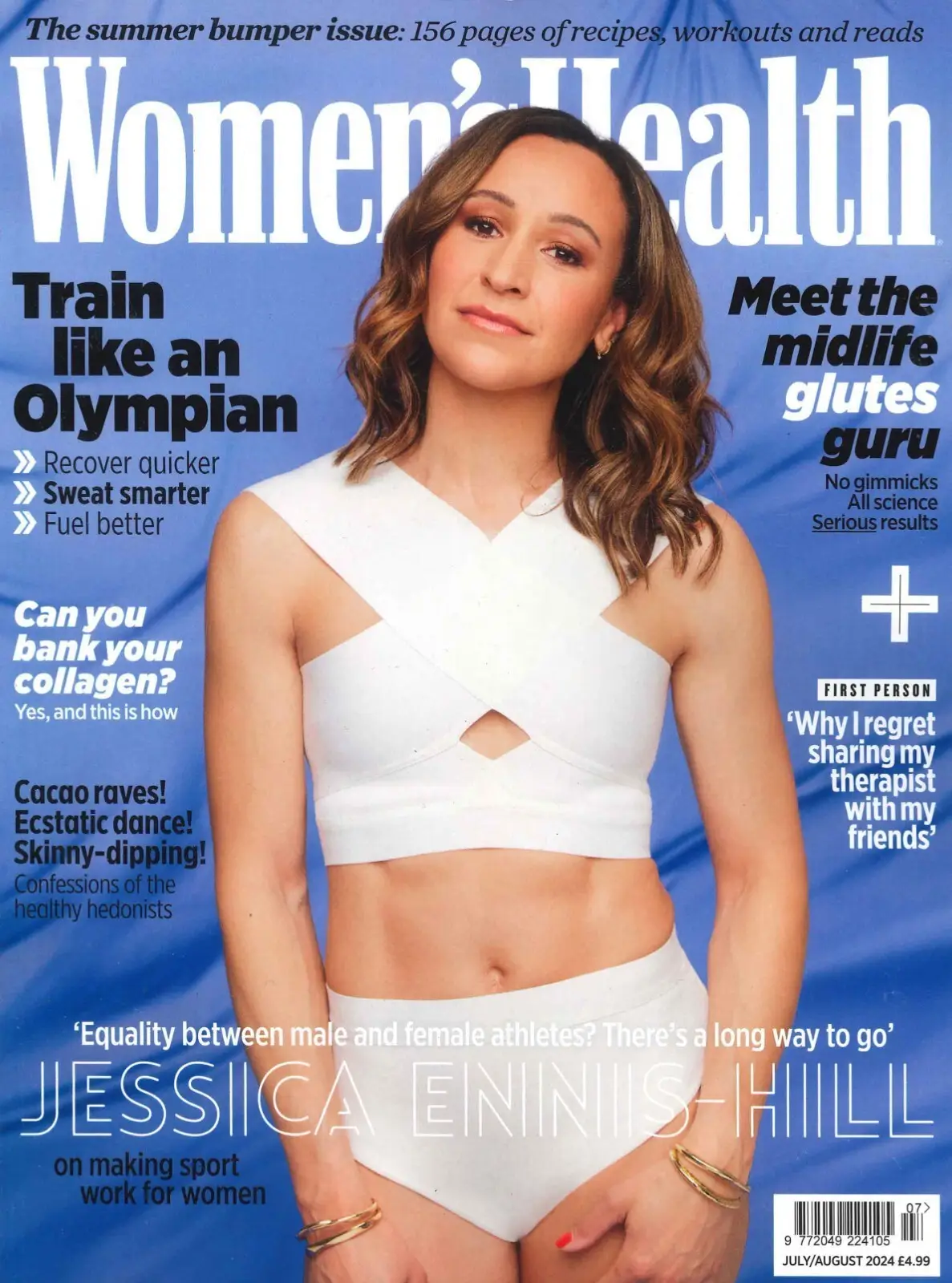 Women's Health Magazine: Jessica Ennis-Hill Cover, Laura Kenny, Jul/Aug 2024