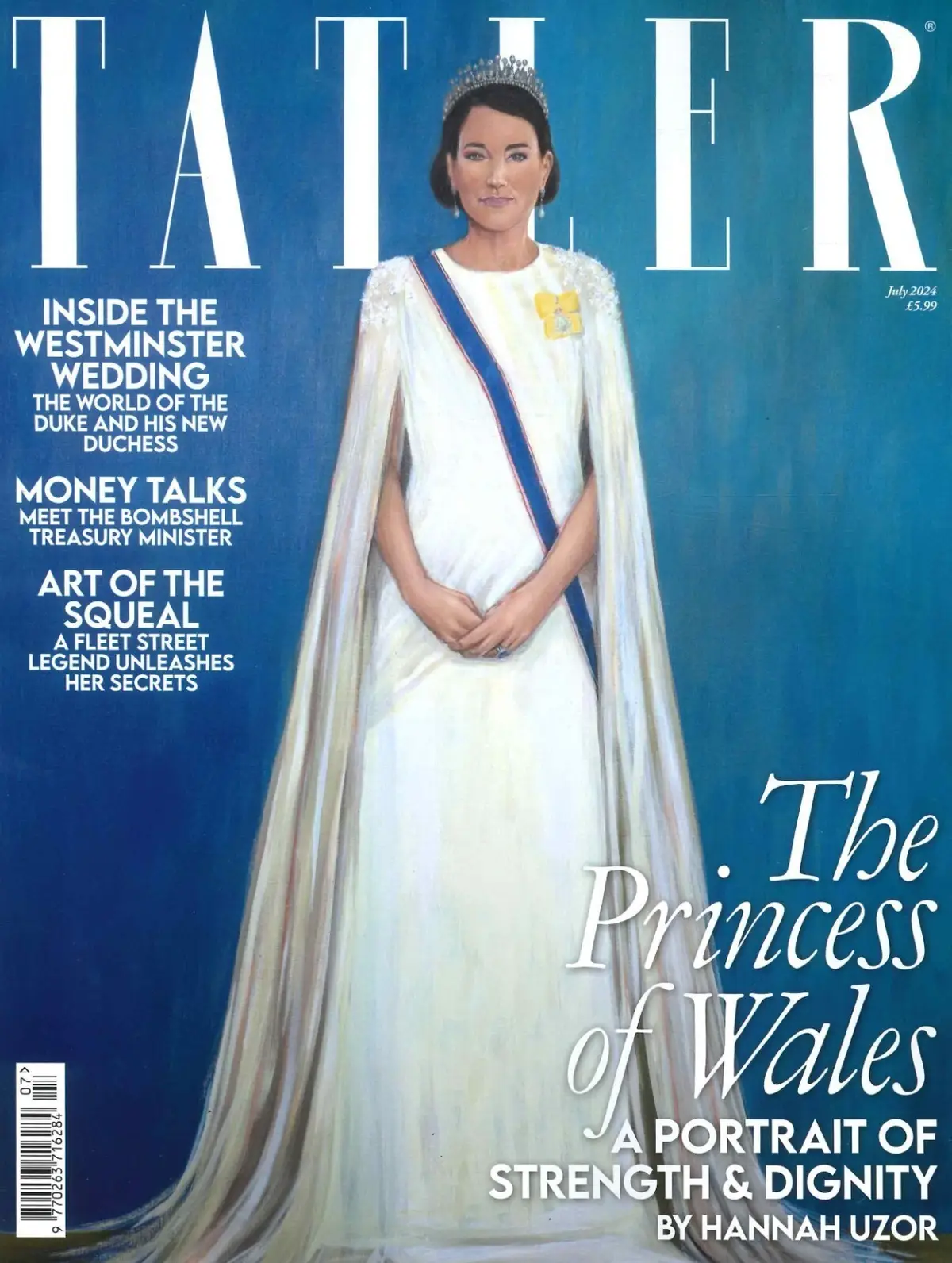 TATLER Magazine: Princess Kate Portrait, Duke of Westminster Wedding, July 2024