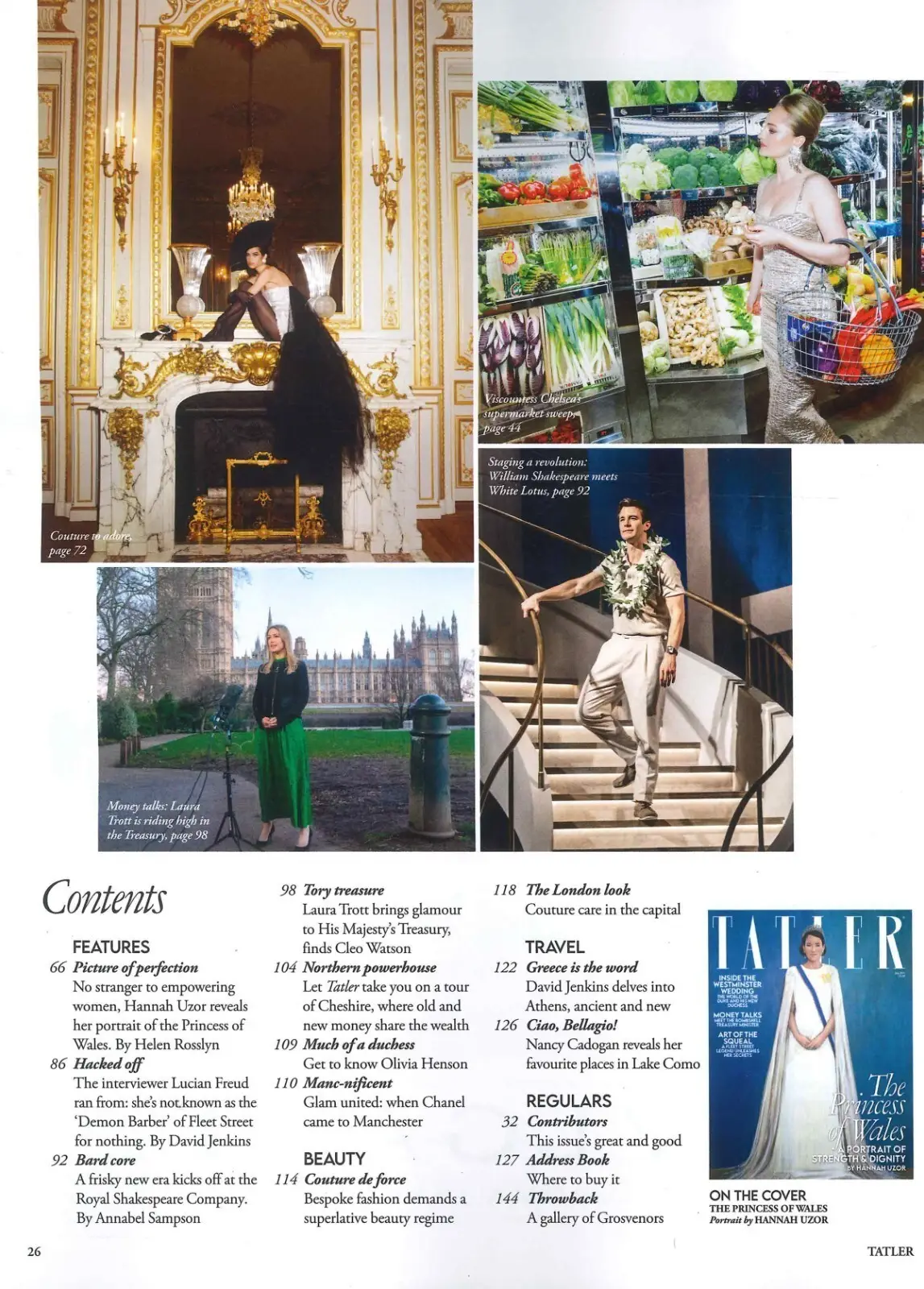 TATLER Magazine: Princess Kate Portrait, Duke of Westminster Wedding, July 2024 - image 3 | Free standard UK delivery included | Discount Quality Products