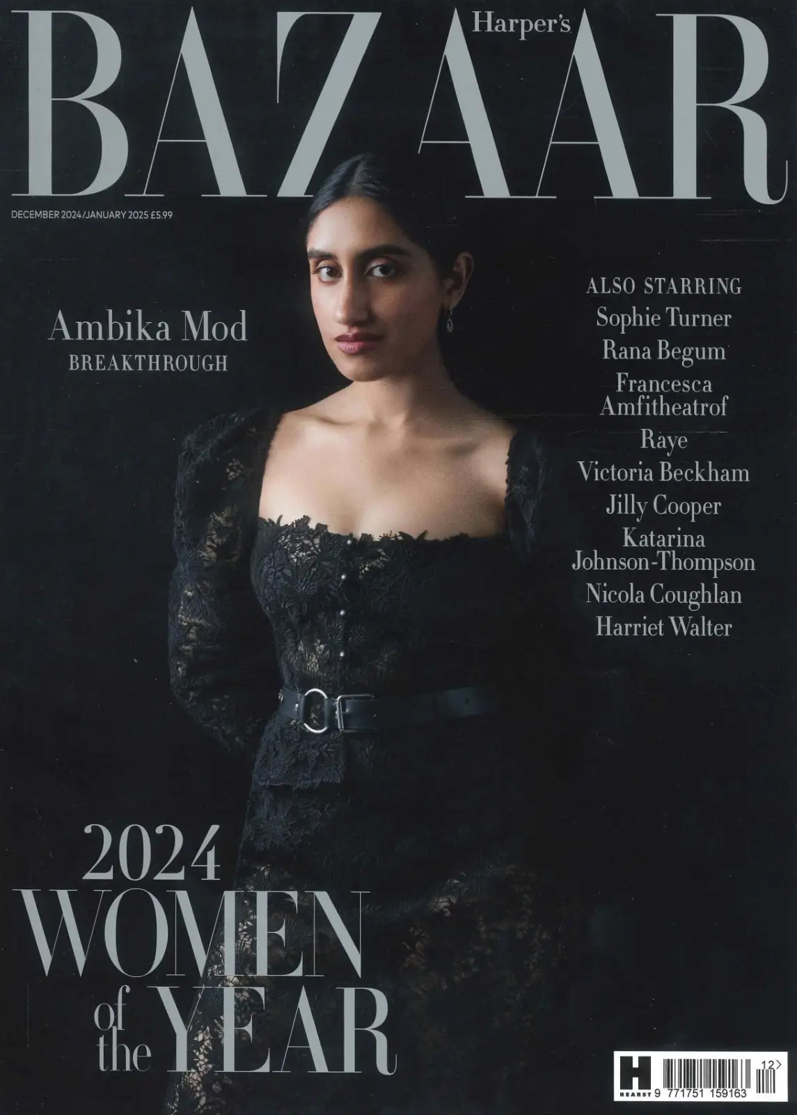 Harper's Bazaar Magazine: Ambika Mod, V.Beckham, Women of the Year, Dec/Jan 2025