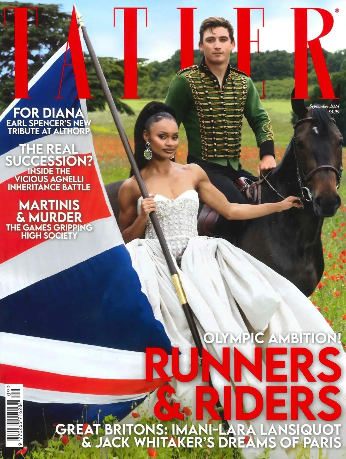 TATLER Magazine: Imani-Lara, Jack Whitaker, Paris Olympic Athletes, Sept 2024