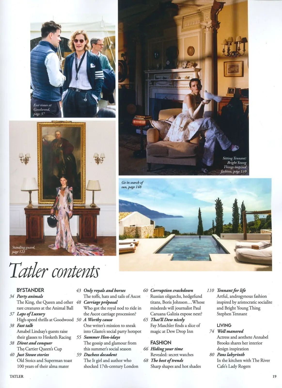 TATLER Magazine Ruth Wilson, Zac Goldsmith, Duchess Decadent, Fashion, Oct 2023 - image 2 | Free standard UK delivery included | Discount Quality Products
