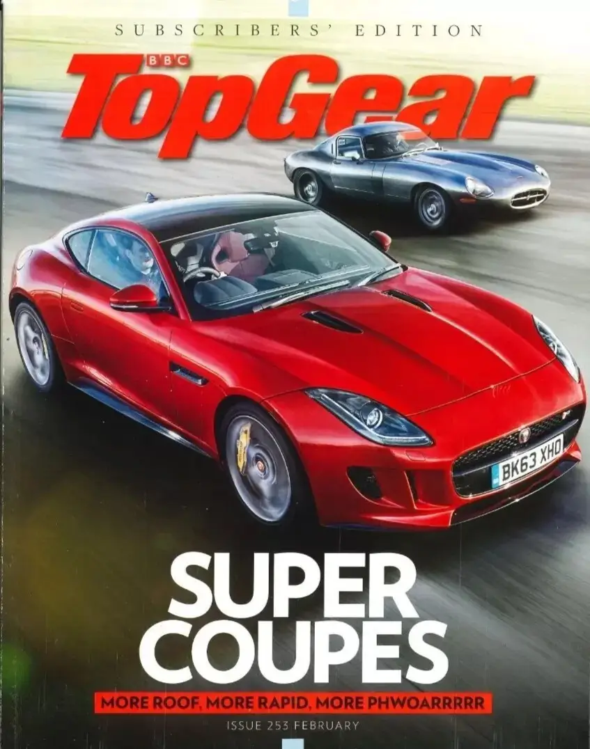 BBC Top Gear Magazine: Issue #253, Super Coupes, Jaguar F-Type, Audi, Feb 2014
