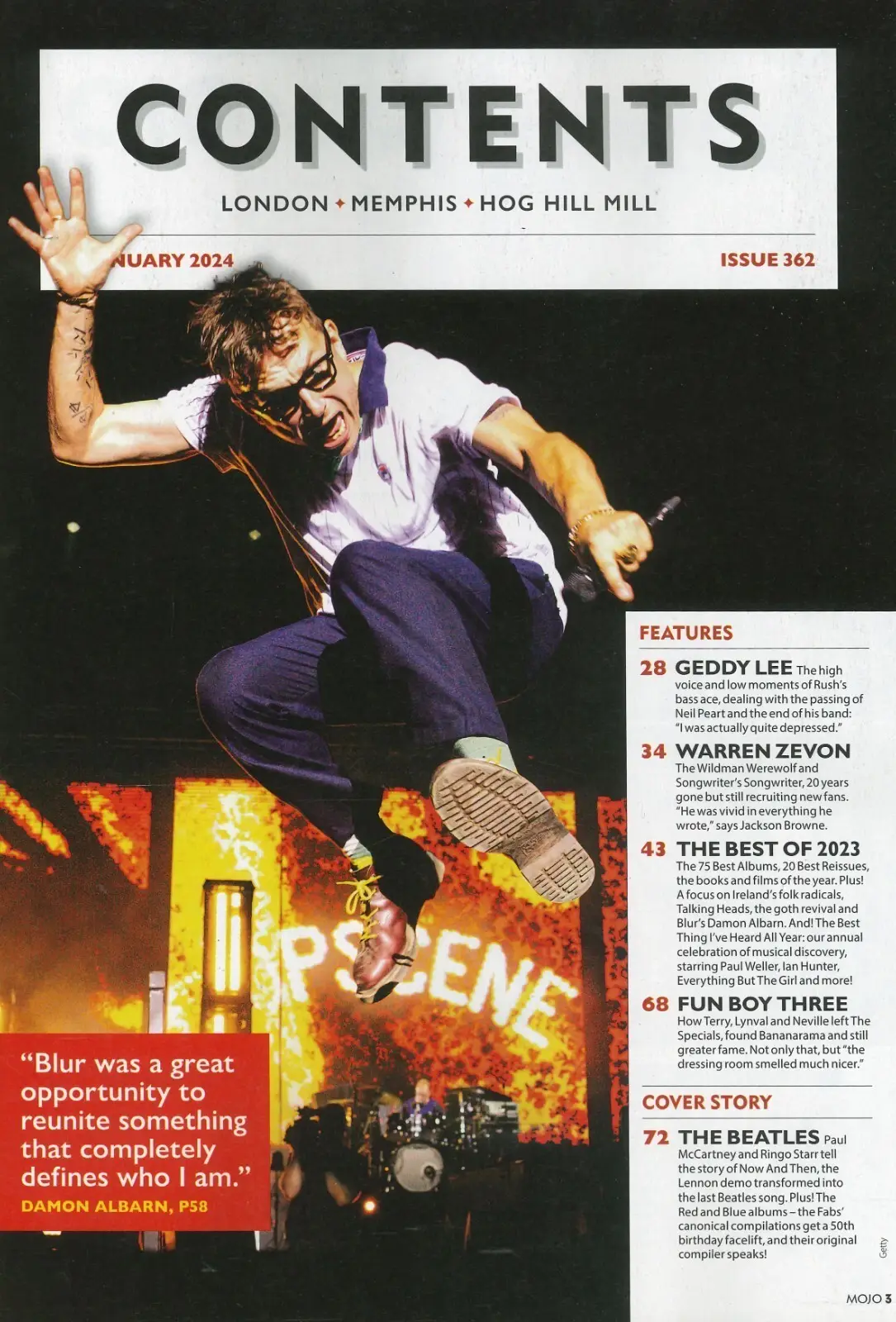 Mojo Magazine: Free 15-Track CD, Beatles Paul & Ringo, Damon Albarn, Jan 2024 - image 2 | Free standard UK delivery included | Discount Quality Products