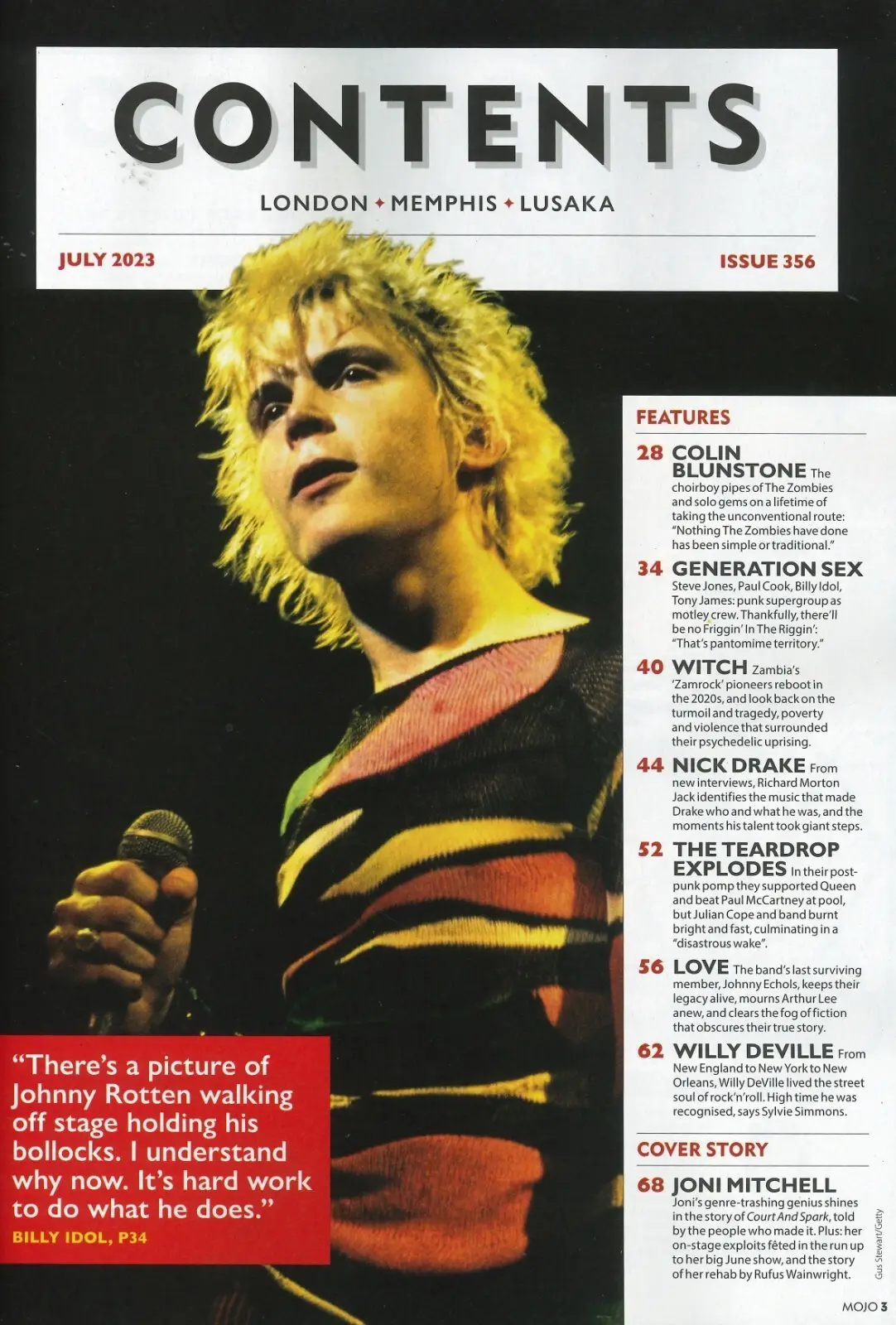 Mojo Magazine Free CD, Joni Mitchell, Paul Simon, Willy DeVille, Music July 2023 - image 2 | Free standard UK delivery included | Discount Quality Products