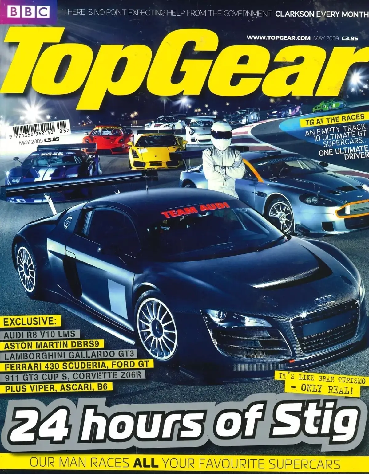 BBC Top Gear Magazine: Issue #191, Aston Martin DBRS9, Ferrari 430, May 2009