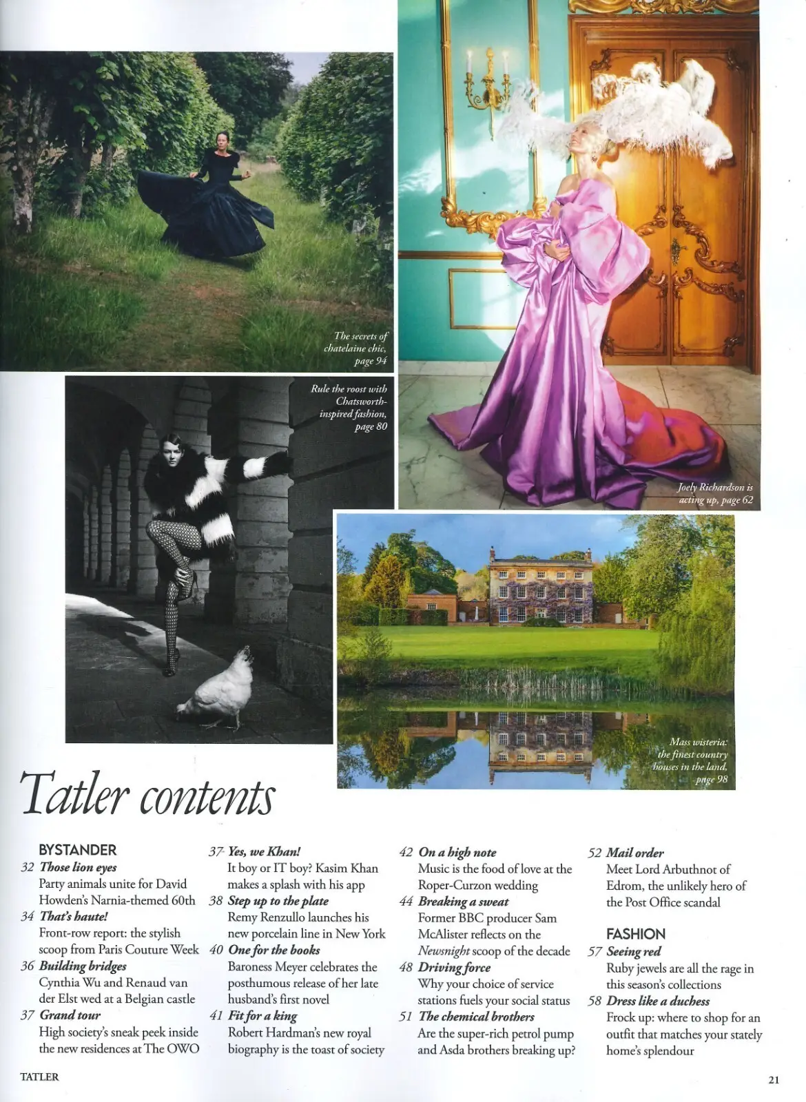 TATLER Magazine: Joely Richardson, Nick Shaftesbury, Sam McAlister, April 2024 - image 2 | Free standard UK delivery included | Discount Quality Products