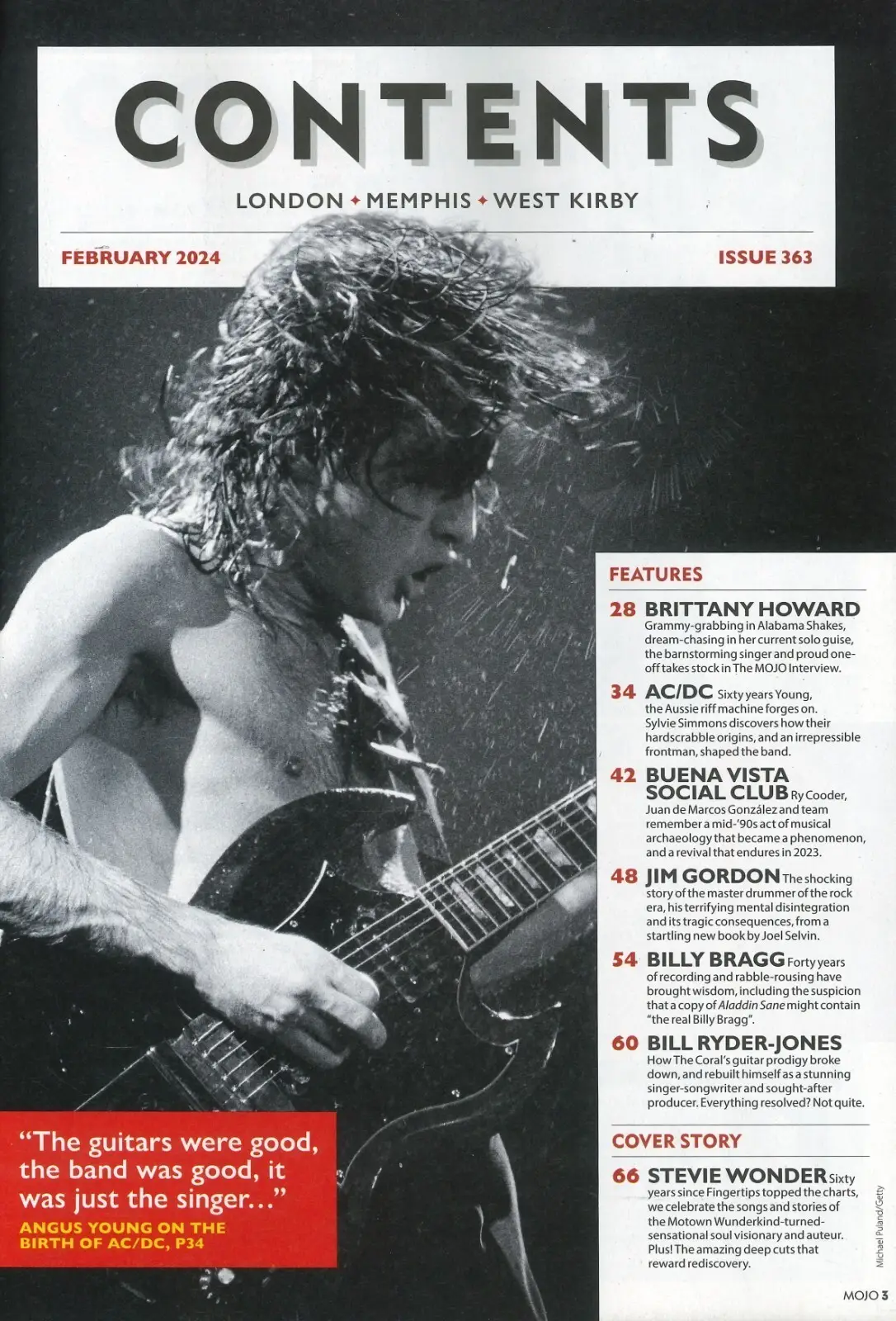 Mojo Magazine: Free 15-Track CD, Stevie Wonder, AC/DC, Brittany Howard, Feb 2024 - image 2 | Free standard UK delivery included | Discount Quality Products