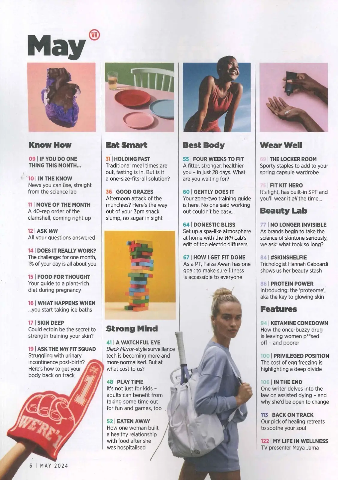 Women's Health Magazine: Alex Scott, Maya Jama, Fitness, Exercises, May 2024 - image 2 | Free standard UK delivery included | Discount Quality Products