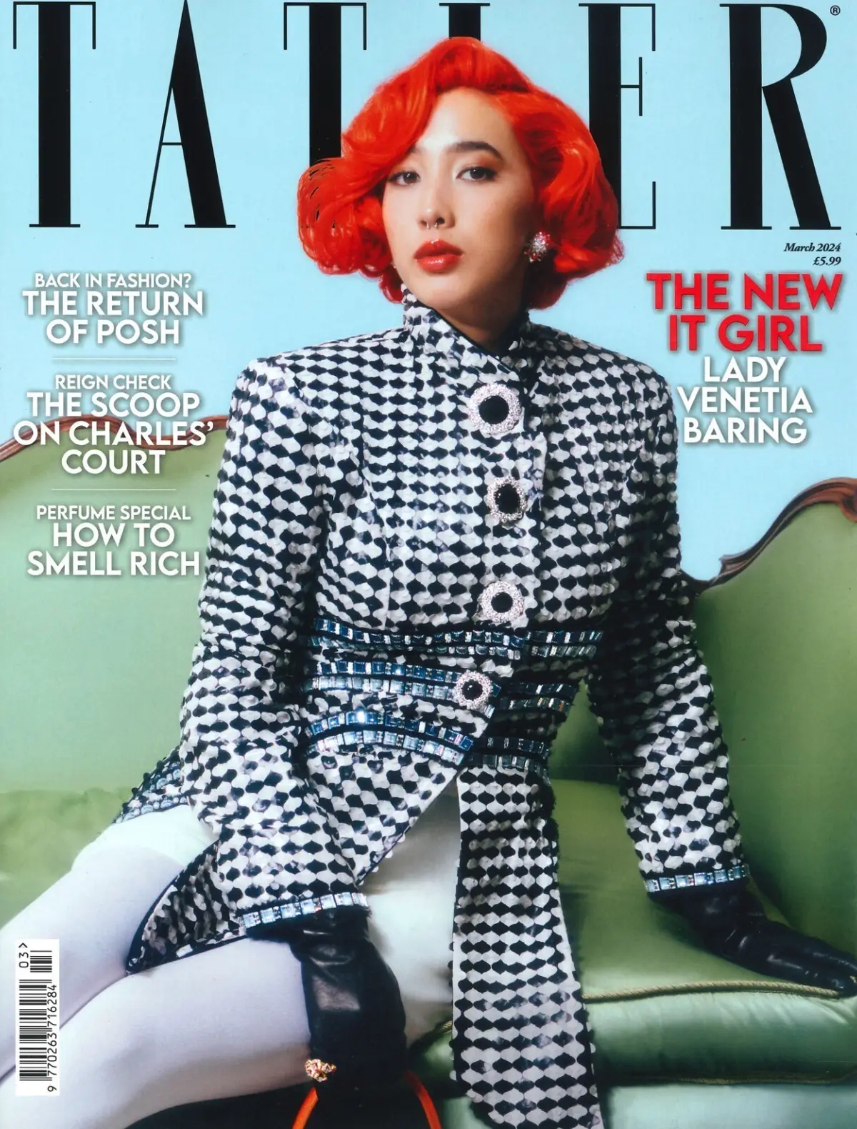 TATLER Magazine: Lady Venetia Baring, King Charles, David Cameron, March 2024