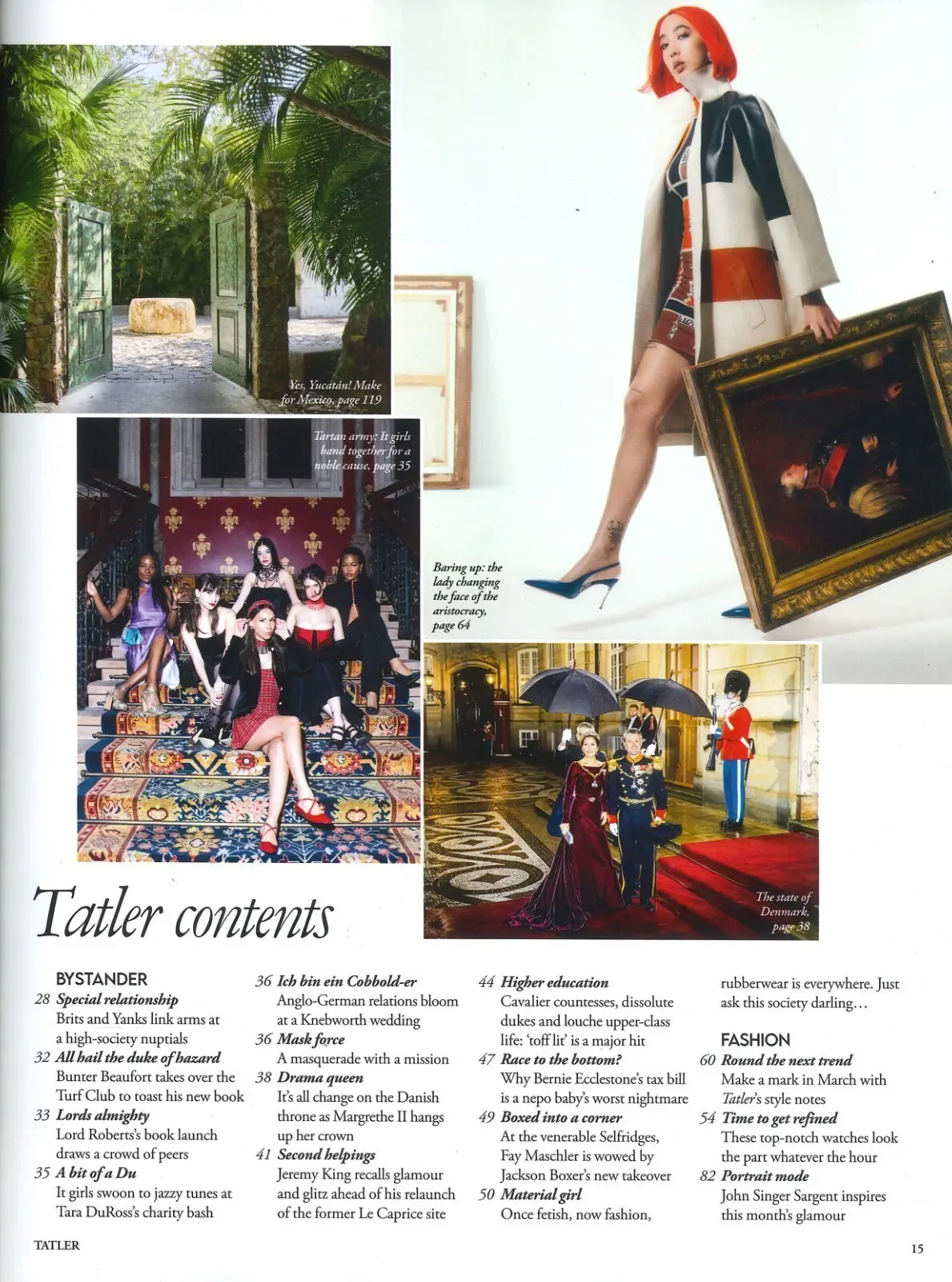 TATLER Magazine: Lady Venetia Baring, King Charles, David Cameron, March 2024 - image 2 | Free standard UK delivery included | Discount Quality Products