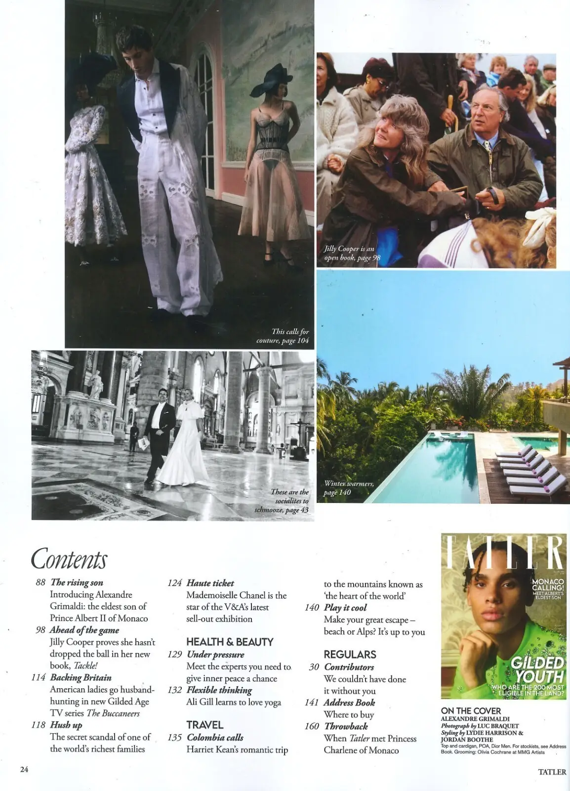 TATLER Magazine: Alexandre Grimaldi, Marcus Rashford, Cruz Beckham, Dec 2023 - image 3 | Free standard UK delivery included | Discount Quality Products