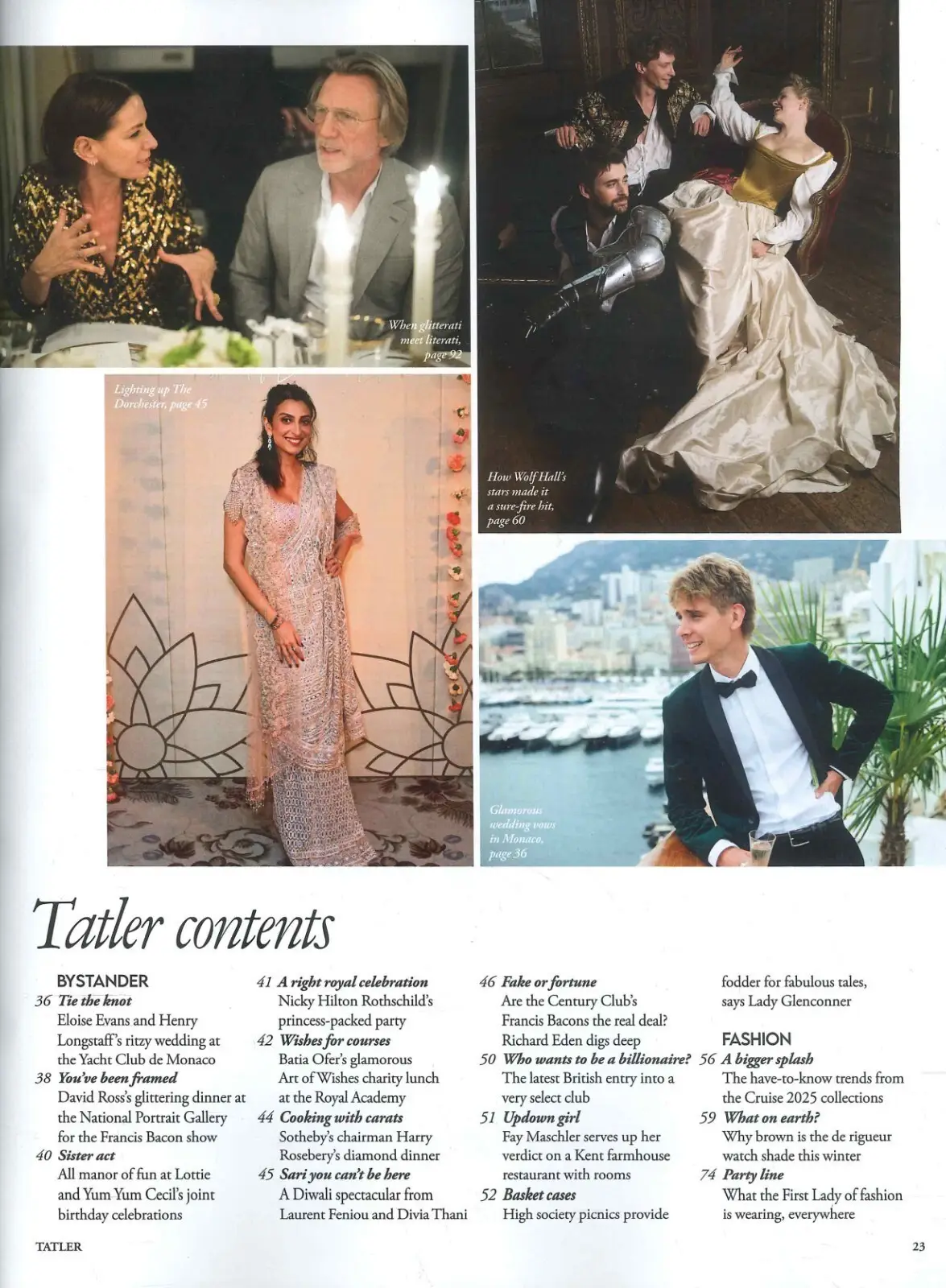 TATLER Magazine: Charlie Rowe, Kate Phillips, Will Tudor, Wolf Hall, Jan 2025 - image 2 | Free standard UK delivery included | Discount Quality Products