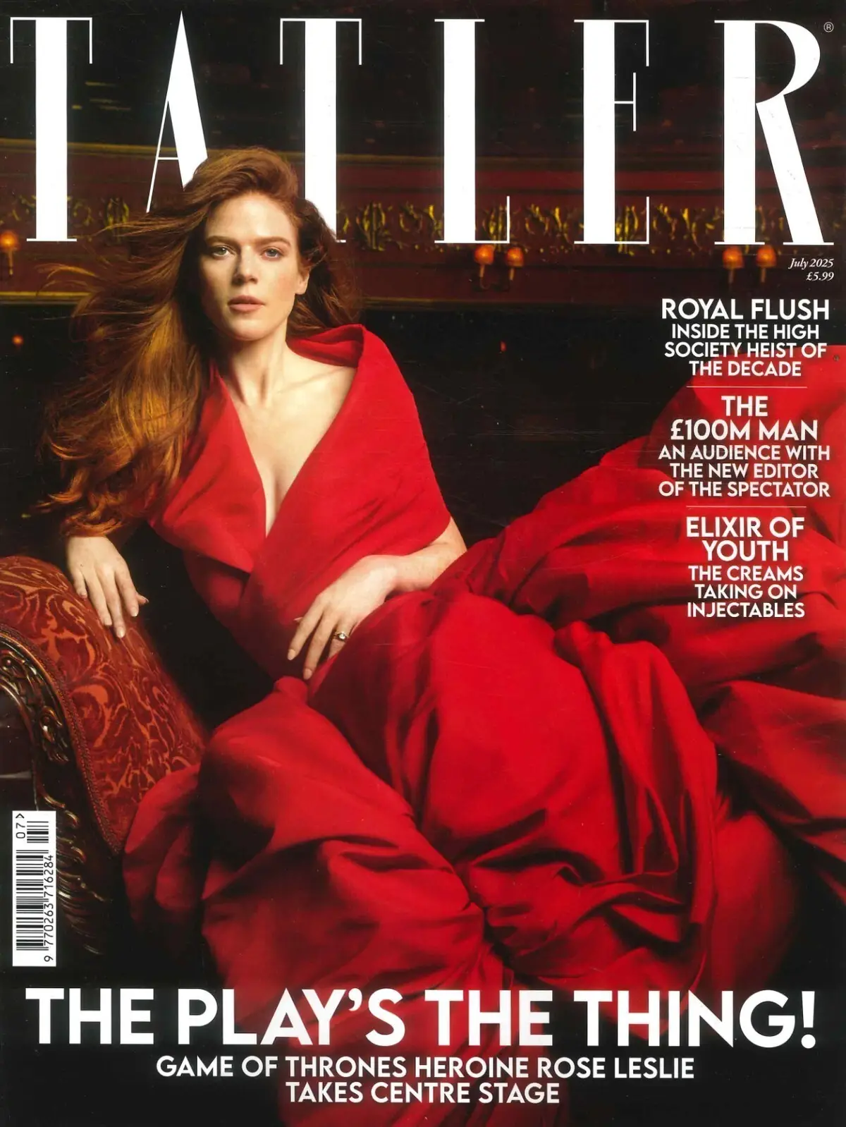 TATLER Magazine: Game of Thrones Rose Leslie, Holly Valance, M. Gove, July 2025