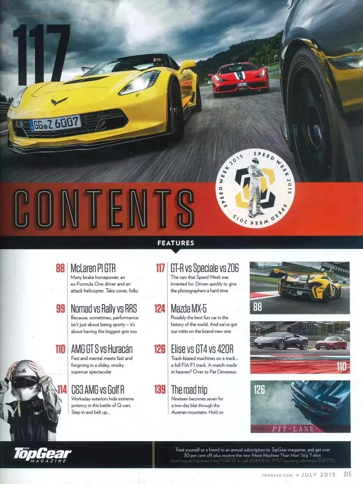 BBC Top Gear Magazine: Issue 271, BMW CSL, Honda Civic, New Camaro, July 2015 - image 2 | Free standard UK delivery included | Discount Quality Products