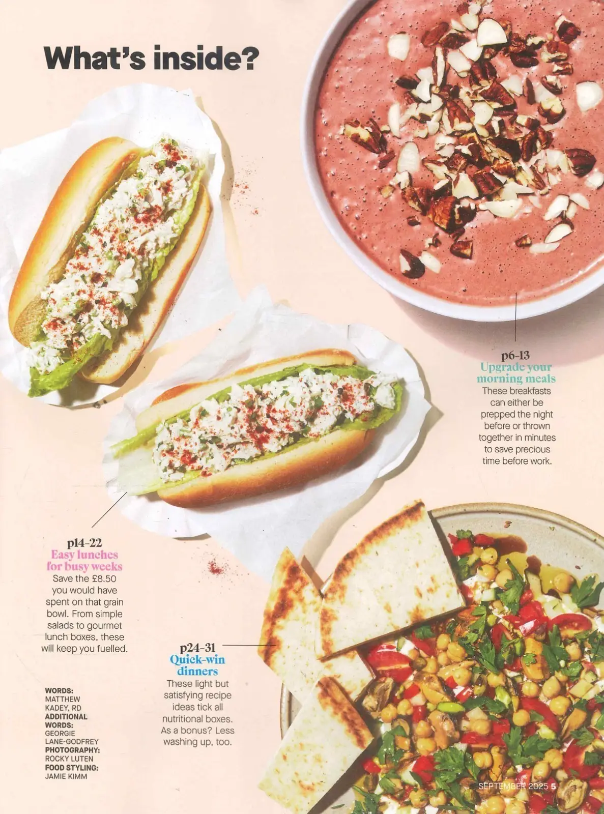 Women's Health Magazine Lizzo, Fitness, Free Protein Meal Recipe Guide Sept 2025 - image 6 | Free standard UK delivery included | Discount Quality Products