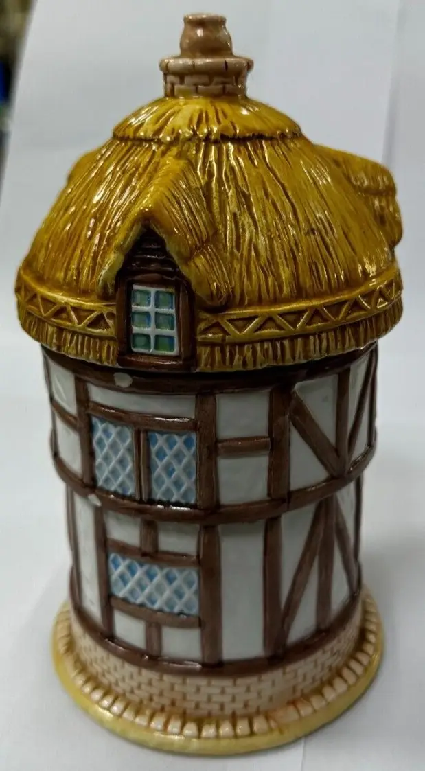 The Leonardo Collection Vintage Cottage Round House, Biscuit, Cookie, Sugar Jar - image 6 | Free standard UK delivery included | Discount Quality Products