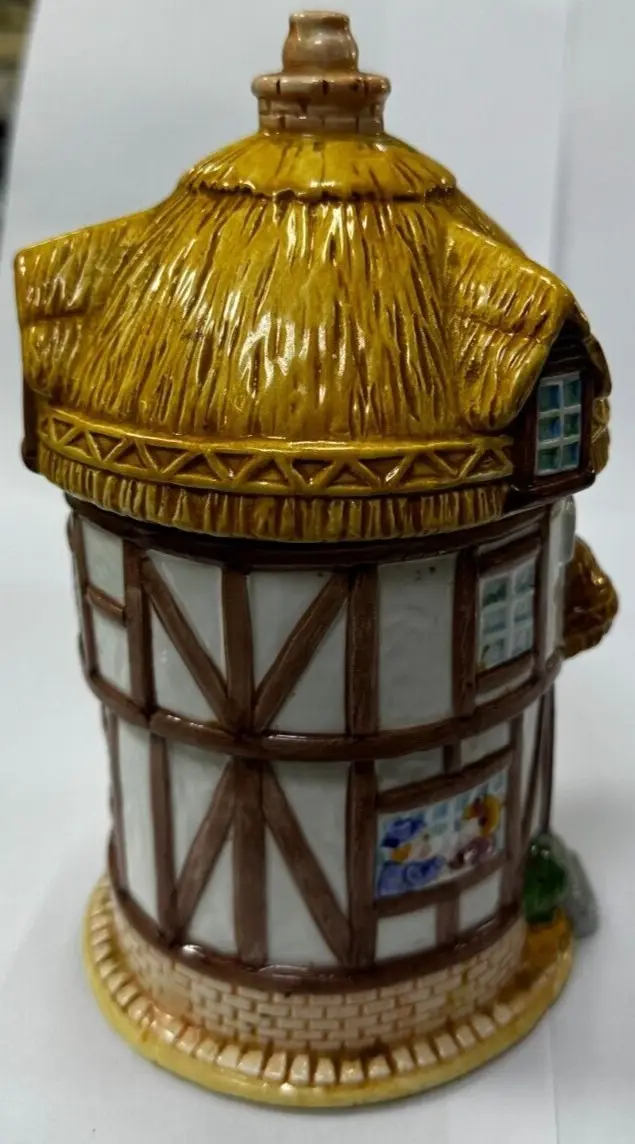 The Leonardo Collection Vintage Cottage Round House, Biscuit, Cookie, Sugar Jar - image 7 | Free standard UK delivery included | Discount Quality Products