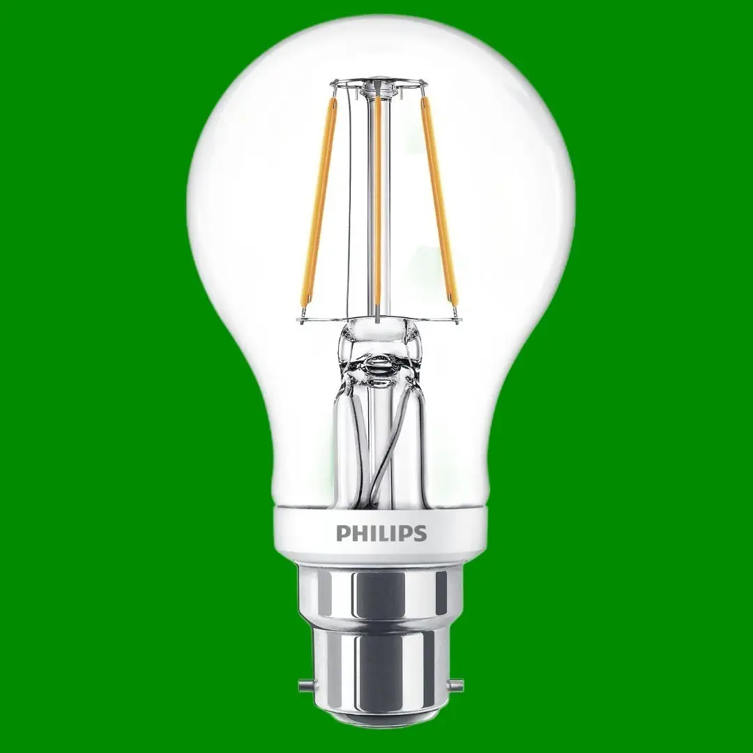 1x 4.5W (=40W) Philips Dimmable LED Filament GLS A60 Light Bulb BC B22 2700K - image 3 | Free standard UK delivery included | Discount Quality Products
