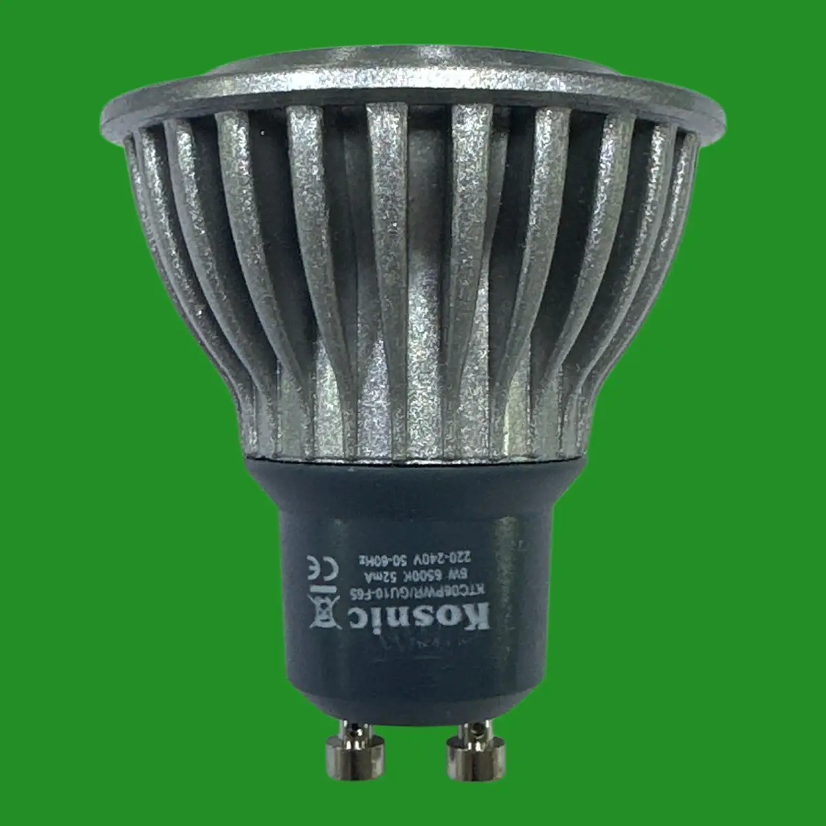 2x 6W (=50W) Kosnic LED GU10 Reflector Spot Light Bulbs 6500K Daylight 60 Degree - image 2 | Free standard UK delivery included | Discount Quality Products