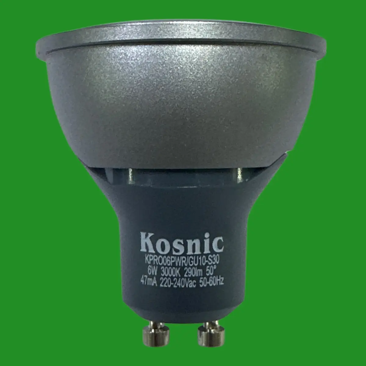 2x 6W (=50W) Kosnic LED GU10 Reflector Spot Light Bulbs 3000K 50 Degree - image 2 | Free standard UK delivery included | Discount Quality Products