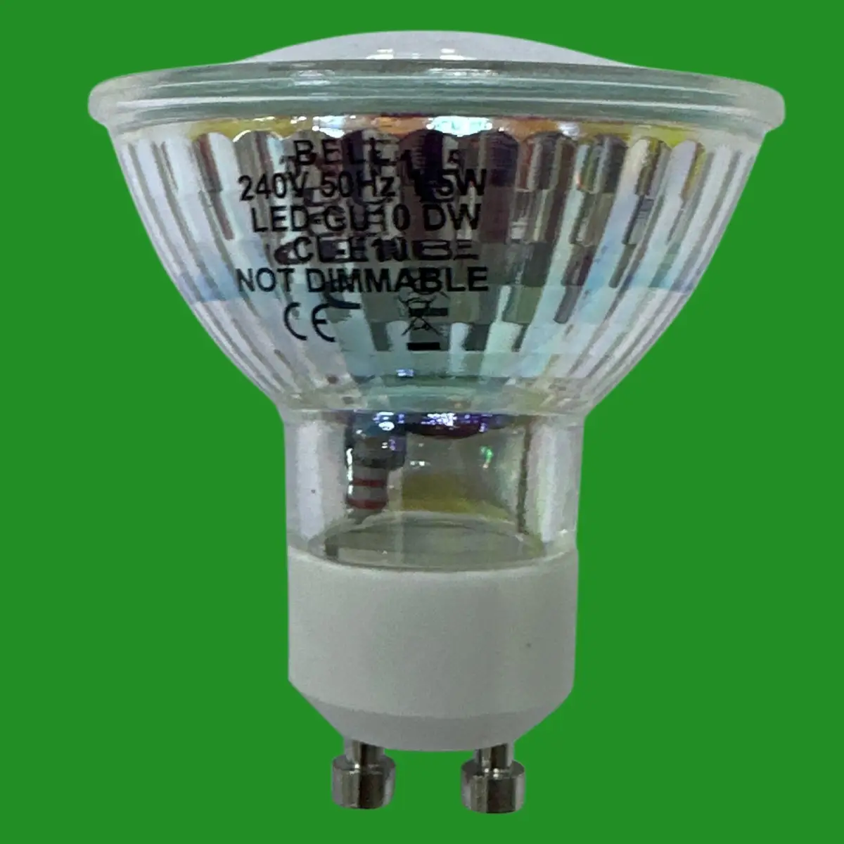 10x 1.5W BELL 20 LED White Coloured GU10 Reflector Spot Light Bulbs Downlights - image 2 | Free standard UK delivery included | Discount Quality Products