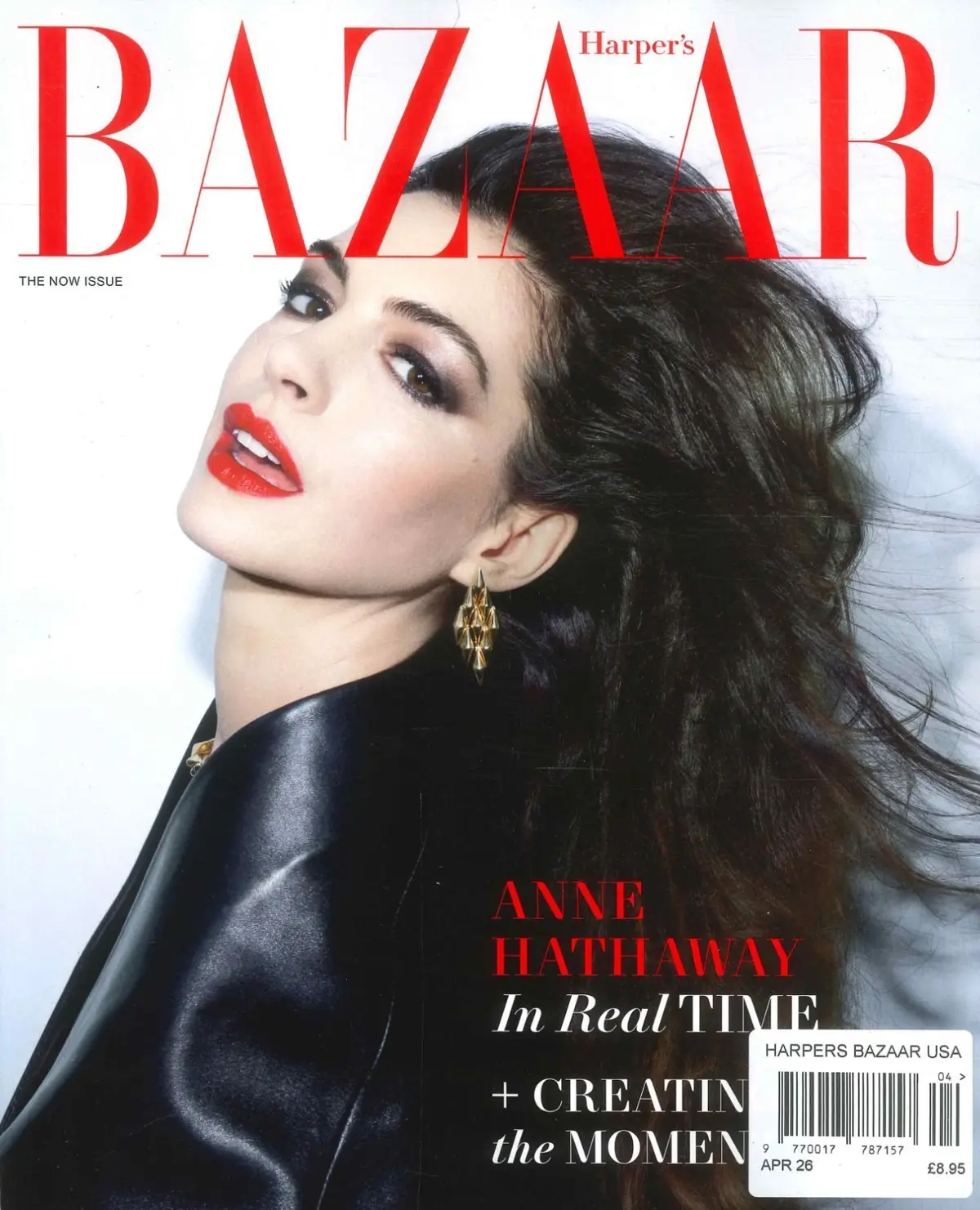 Harper's Bazaar USA Magazine: Anne Hathaway, Richard Avedon, Fashion, April 2026