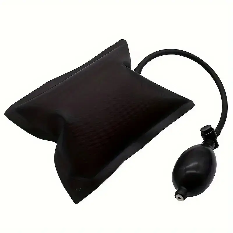 Black Inflatable Airbag Adjustable Car Air Lift Pump Door Repair Cushion Wedge
