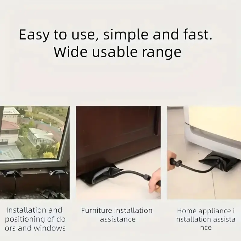 Black Inflatable Airbag Adjustable Car Air Lift Pump Door Repair Cushion Wedge - image 2 | Free standard UK delivery included | Discount Quality Products