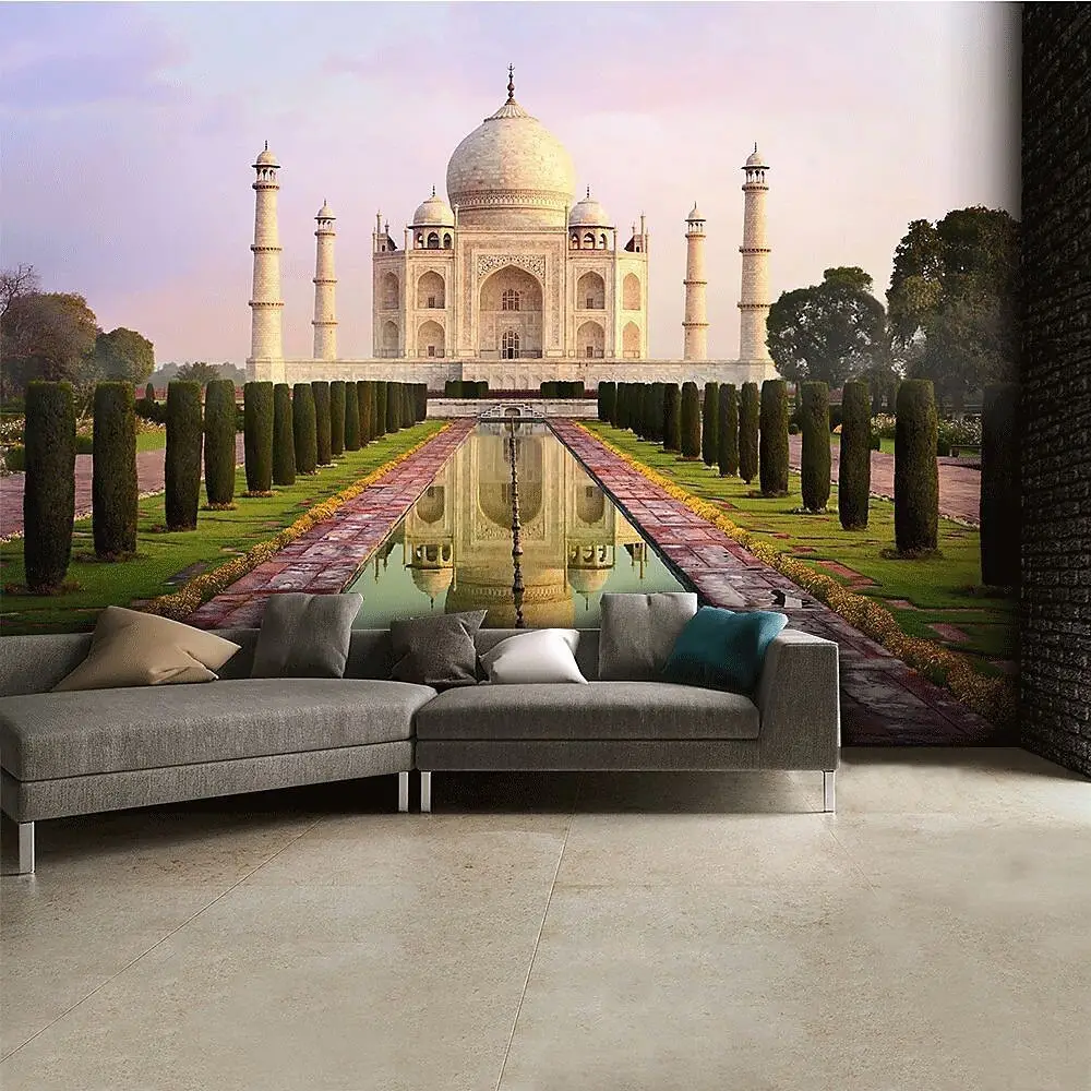 3.15m x 2.32m Giant Taj mahal Mural Feature Wallpaper Art Décor Bed, Living Room - image 2 | Free standard UK delivery included | Discount Quality Products
