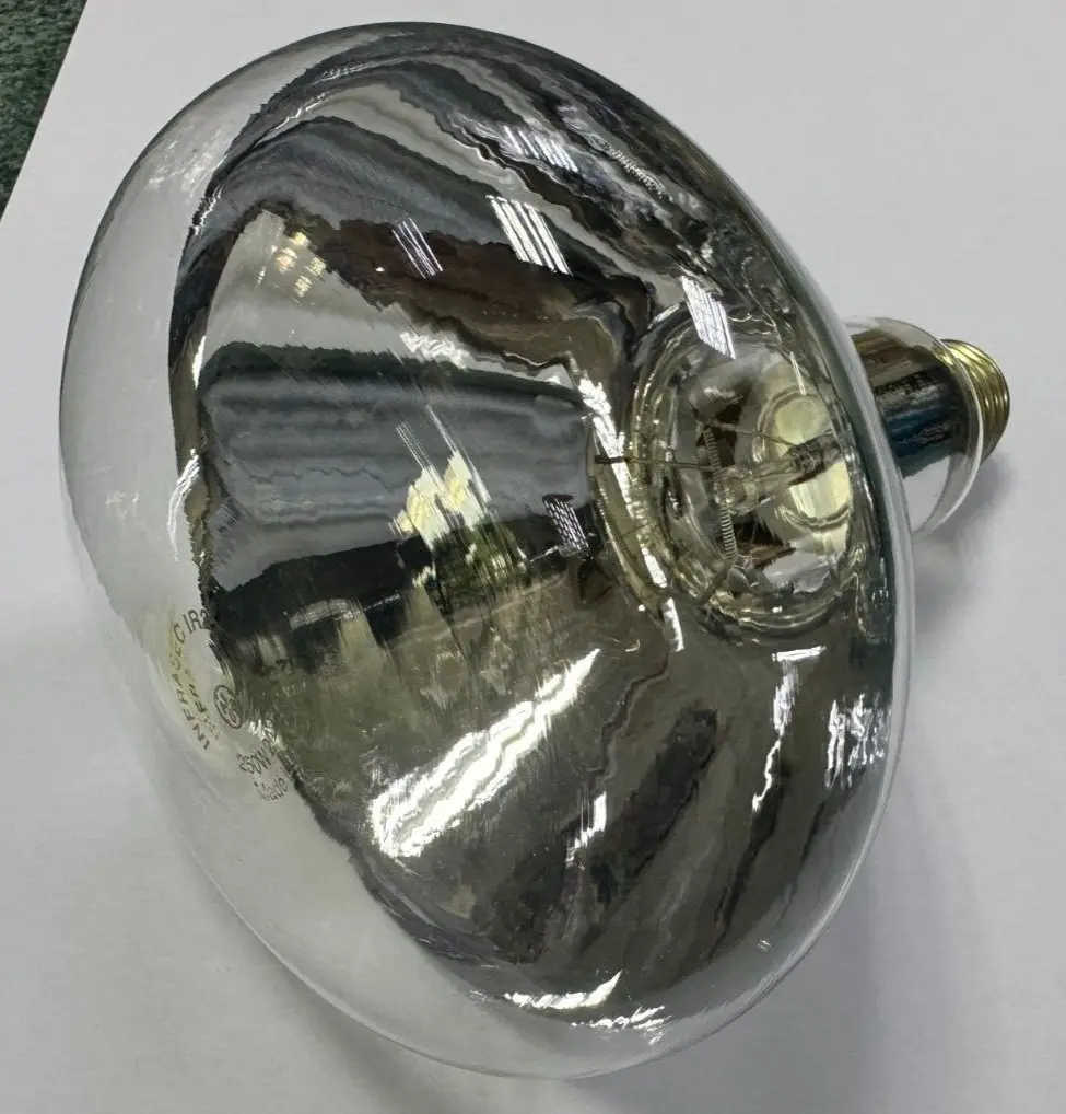 250W GE R125 E27 ES Infrared Heat Light Bulb Carvery Food Restaurant Catering - image 3 | Free standard UK delivery included | Discount Quality Products