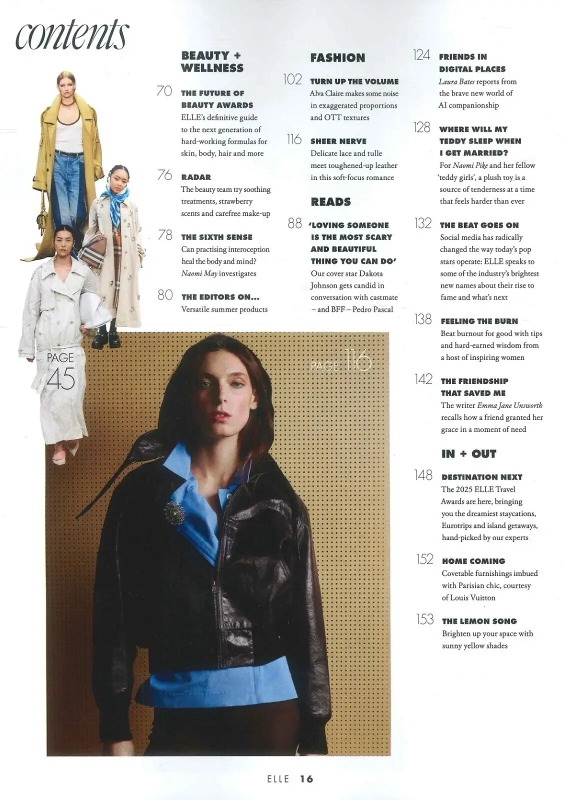 Elle Magazine Dakota Johnson, Pedro Pascal, Kelsea Ballerini, Fashion, June 2025 - image 3 | Free standard UK delivery included | Discount Quality Products