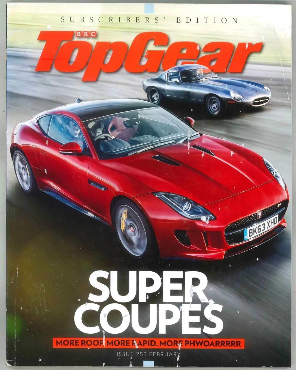 BBC Top Gear Magazine: Issue #253, Super Coupes, Feb 2014 (Creases &amp; Tears)