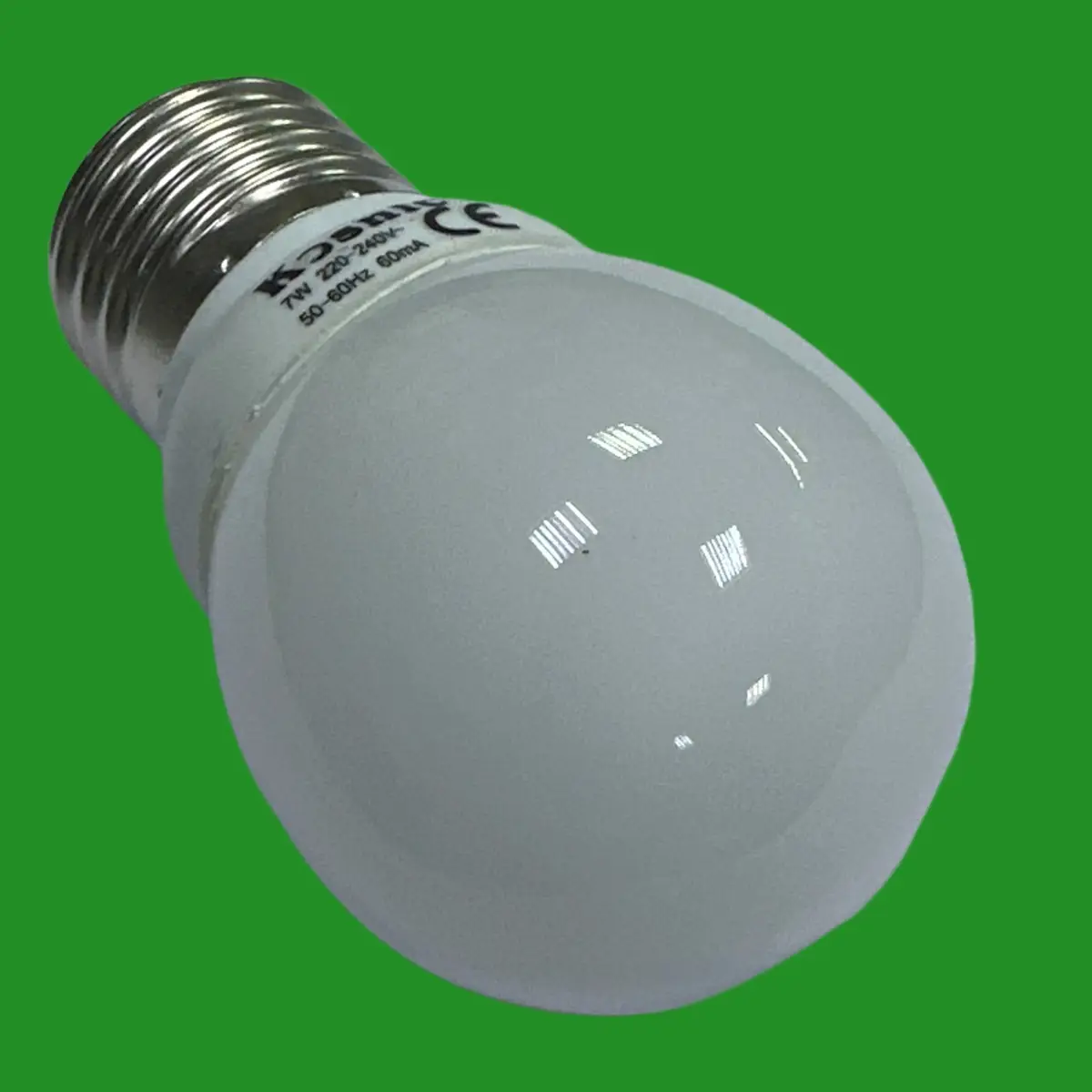 1x 7W (=30W) Kosnic Round Golf CFL Light Bulb Low Energy ES E27 Edison Screw - image 3 | Free standard UK delivery included | Discount Quality Products