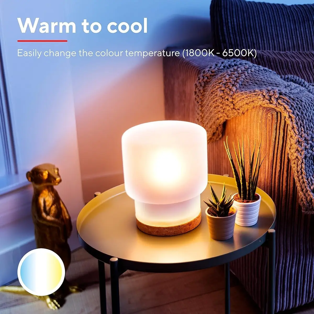 2x 9W LED Light Bulb Alexa Google WiFi Compatible E27 Edison Screw Lamp - image 4 | Free standard UK delivery included | Discount Quality Products