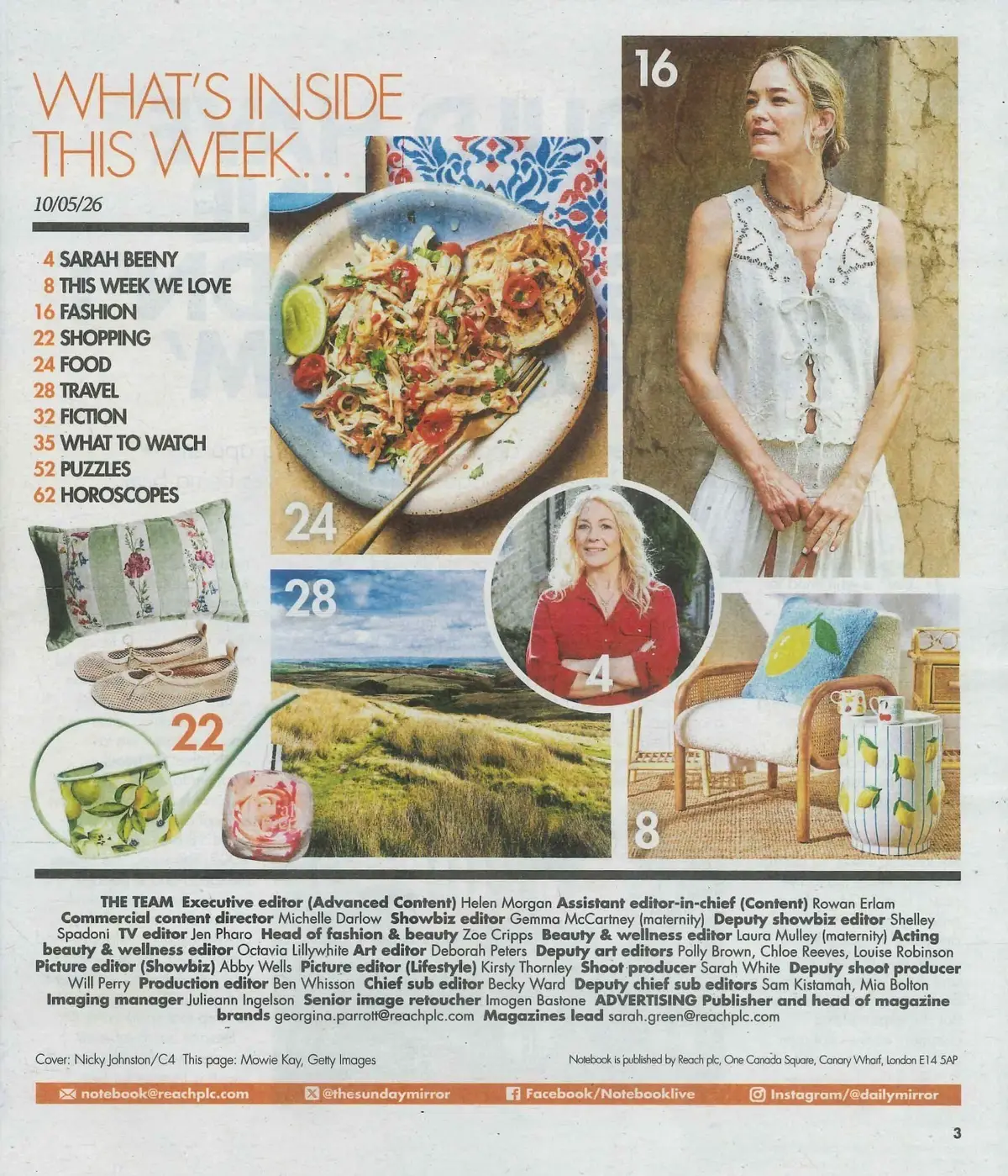 Sunday Express Magazine: Sarah Beeny, Summer Fashion, Food, Travel, 10.5.26 - image 3 | Free standard UK delivery included | Discount Quality Products