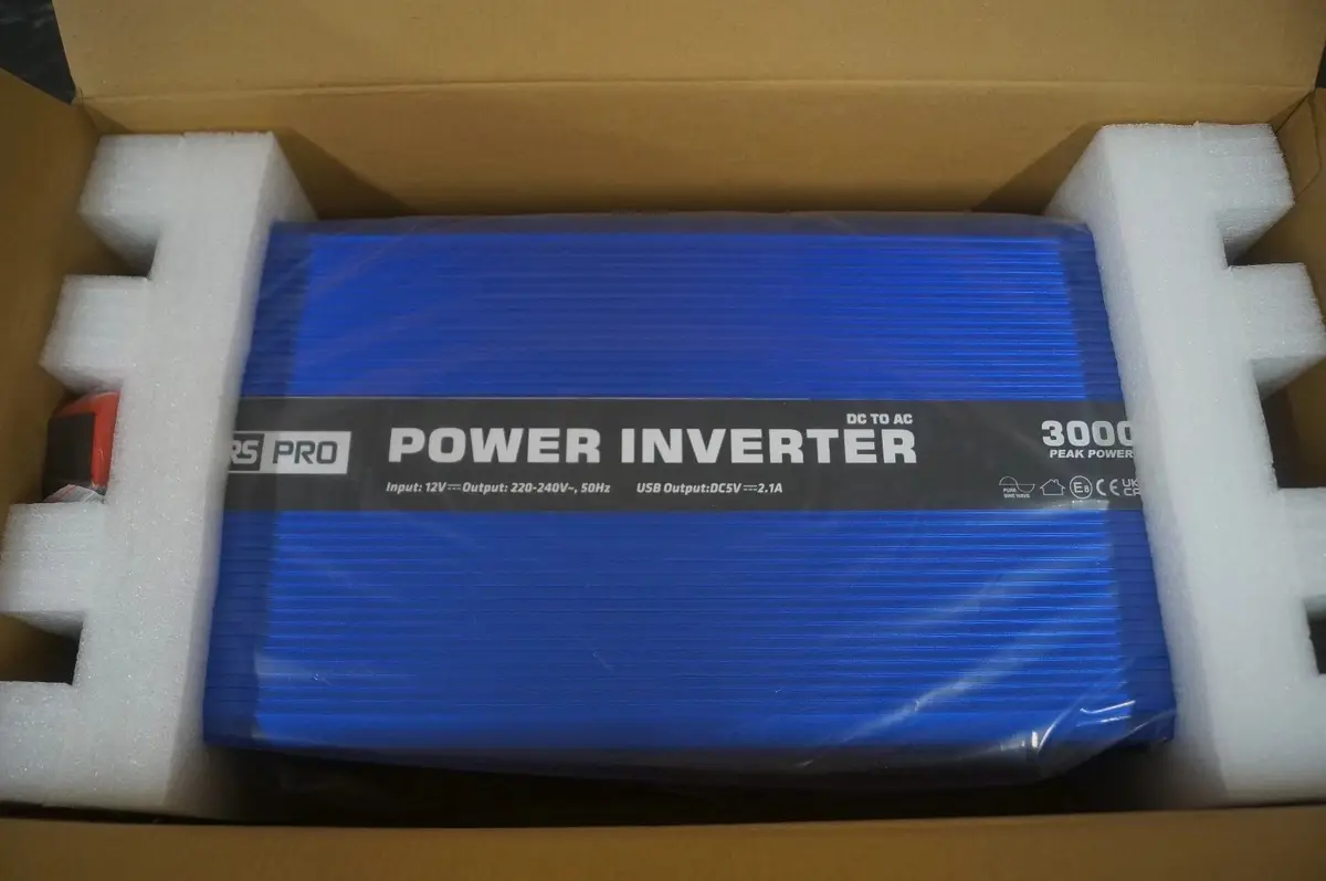 RS PRO 3000W Power Inverter 12V DC to 240V AC UK Plug Converter Camping Boat Car - image 4 | Free standard UK delivery included | Discount Quality Products