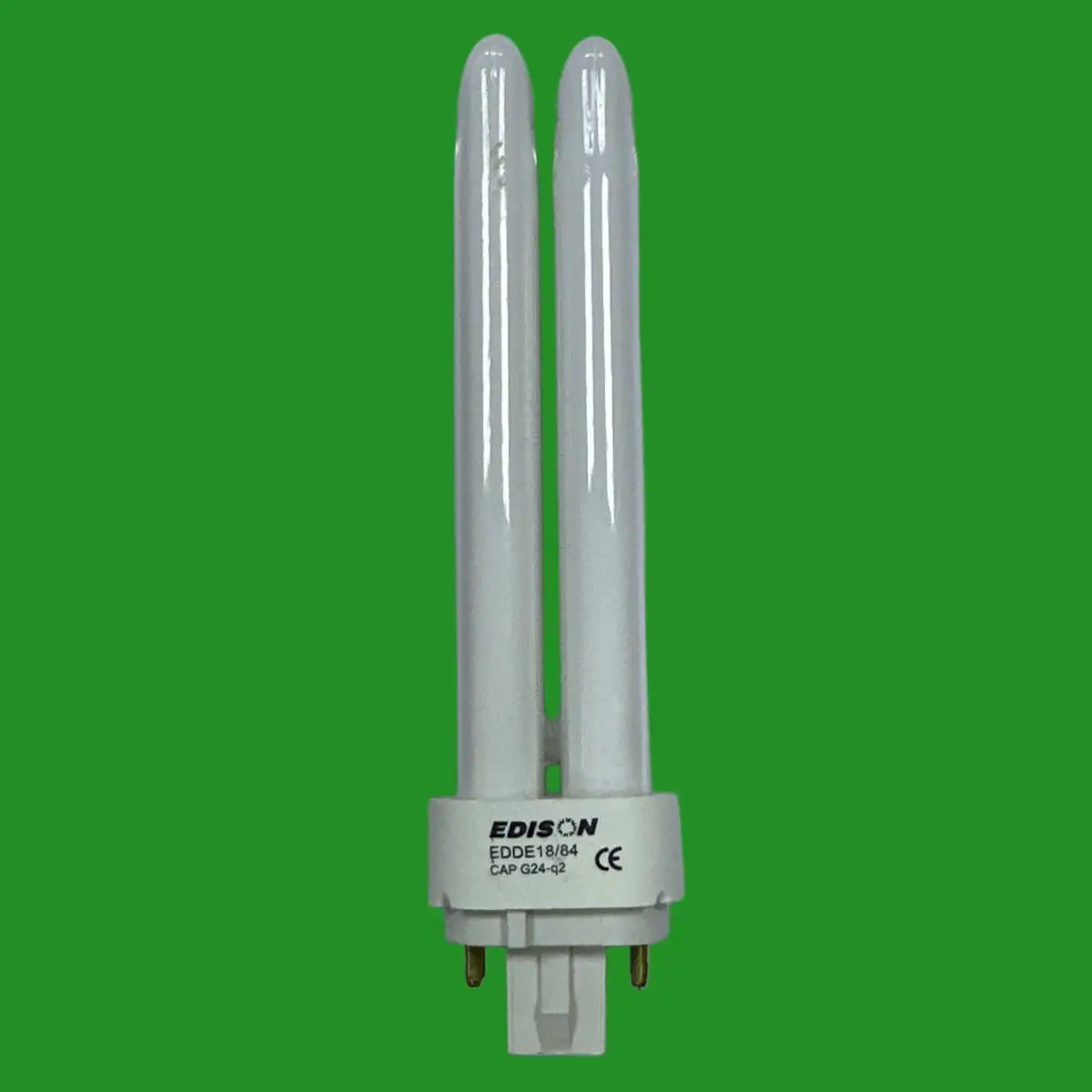 1x 18W (=100W) Edison G24q-2, 4 pin 4000K Low Energy CFL PLC Light Bulb Lamp - image 2 | Free standard UK delivery included | Discount Quality Products