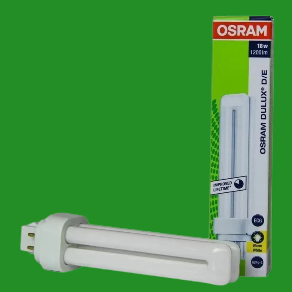 1x 18W OSRAM Dimmable G24q-2, 4 pin 3000K Low Energy CFL PLC Light Bulb Lamp - image 5 | Free standard UK delivery included | Discount Quality Products