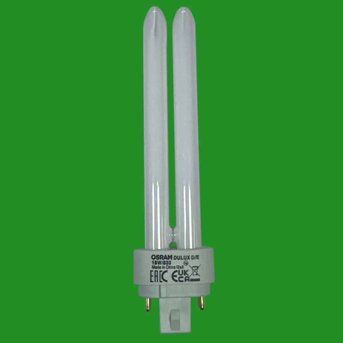 1x 18W OSRAM Dimmable G24q-2, 4 pin 3000K Low Energy CFL PLC Light Bulb Lamp - image 2 | Free standard UK delivery included | Discount Quality Products