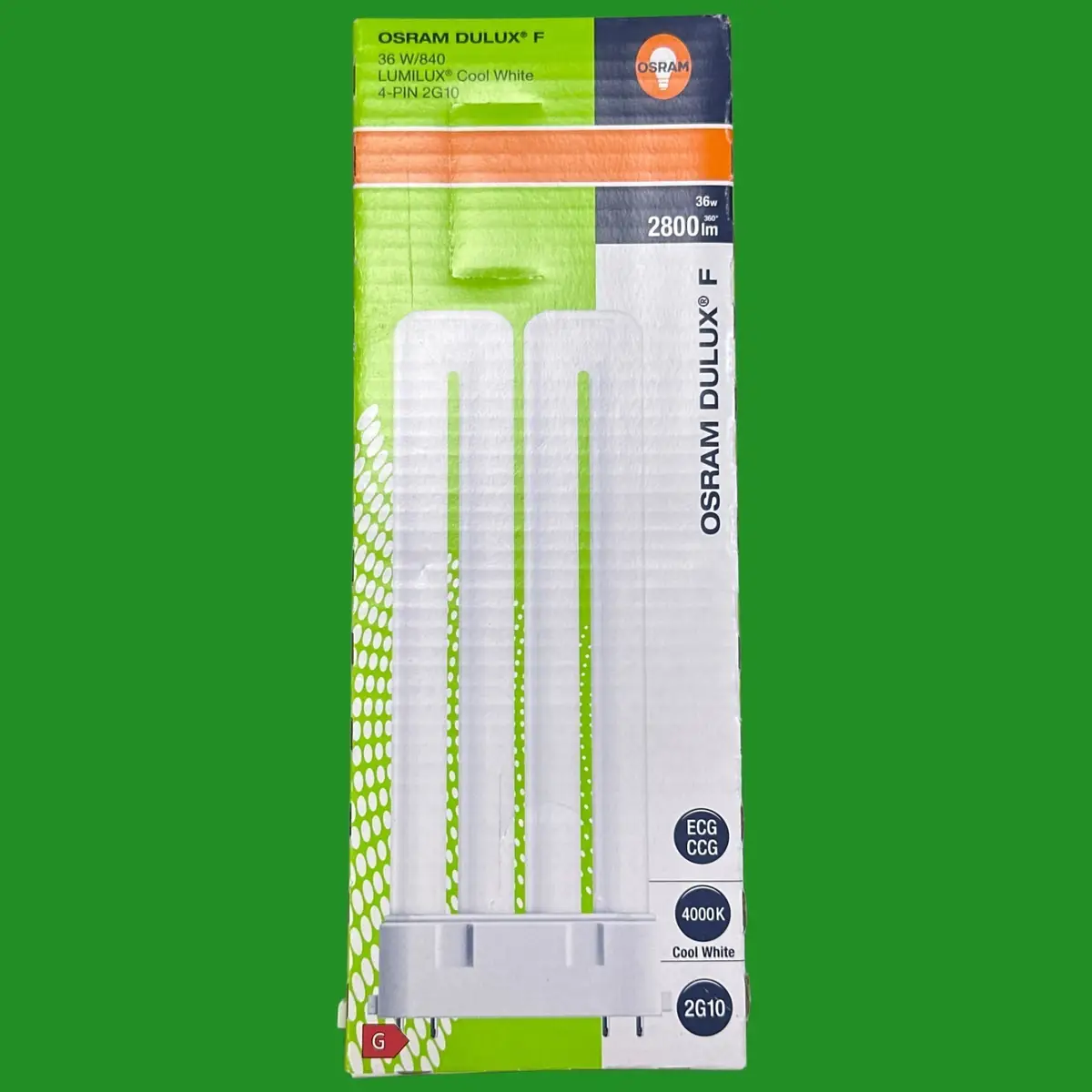 36W OSRAM Dimmable 2G10 4 Pin Dulux F CFL Low Energy 4000K 840 Light Bulb