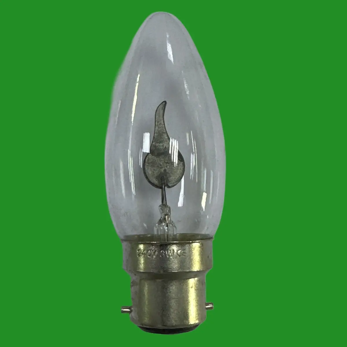 1x 3W Clear Flicker Flame Candle Light bulb, Bayonet, BC, B22, Decorative Lamps - image 2 | Free standard UK delivery included | Discount Quality Products