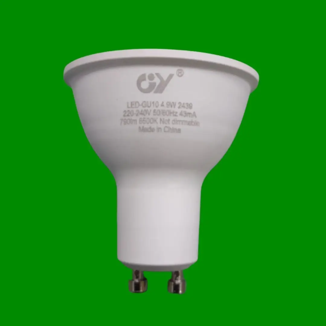 10x 4.9W (=80W) LED GU10 Reflector Spotlight Light Bulb 6500K Daylight Lamp